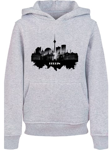 F4NT4STIC Hoodie Cities Collection - Berlin skyline in grau meliert