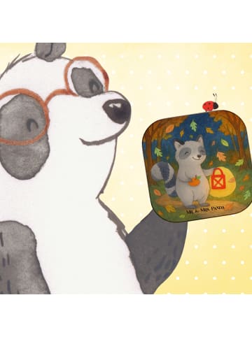 Mr. & Mrs. Panda Untersetzer Tasse Waschbär Laterne Design ohne ... in Weiß