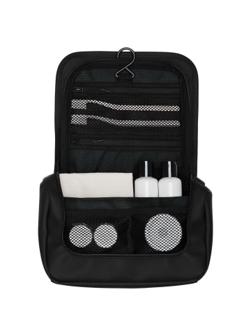 RAINS Texel - Kulturbeutel zum Aufhängen 27 cm (lagoon) in schwarz