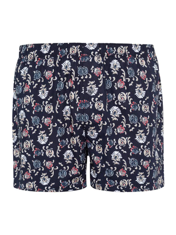 Hanro Boxershorts Fancy Woven in navy botany print