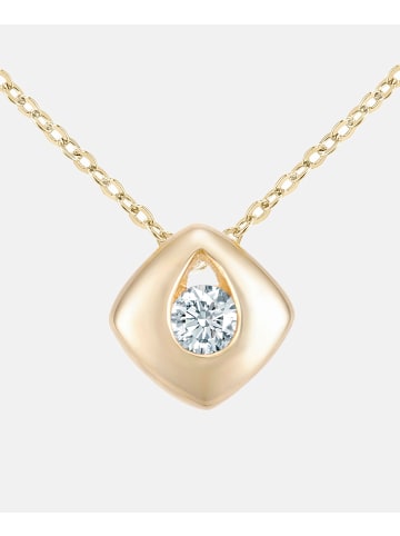 Diamant L'éternel Halskette mit Anhänger aus 375 Gelbgold mit Diamant