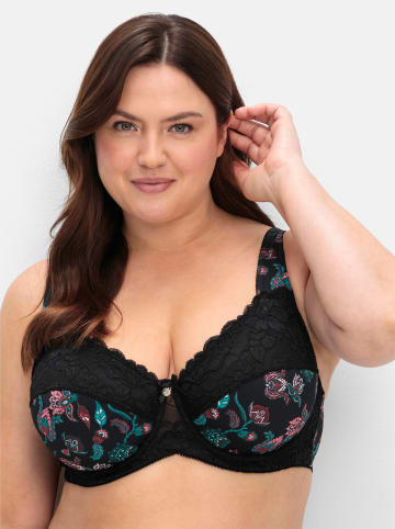 sheego Bügel-BH in schwarz bedruckt