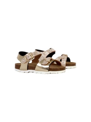 Divine Factory Leder-Pantoletten Gelb