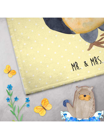 Mr. & Mrs. Panda Frotteehandtuch Wenn Papa es nicht reparieren k... in Gelb Pastell