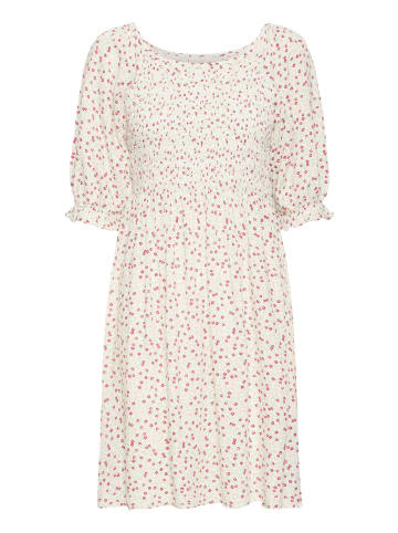 ICHI Kleid IHVERA Tight fit in Pink Flower aop