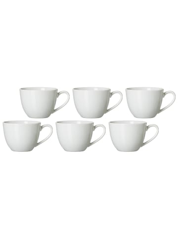 Ritzenhoff & Breker 6er Set Kaffeetassen Bianco 430 ml in weiß