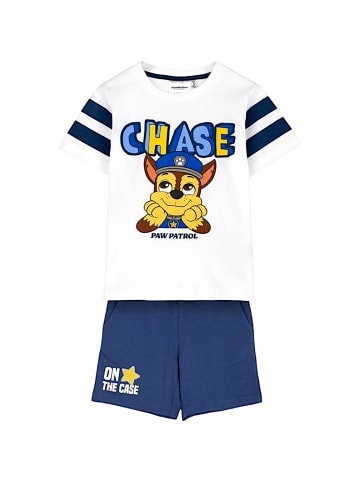 Cerda 2tlg.Outfit T-Shirt & Shorts Paw Patrol Chase in Weiß