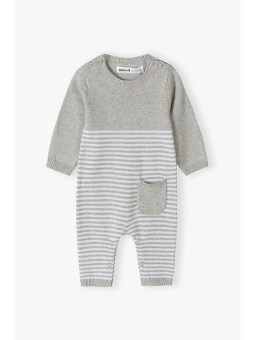 Minoti Strampler babyprem 12 in grau