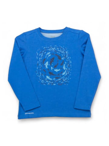 Jack Wolfskin Langarmshirt Ocean Longsleeve Shirt Kinder recycelt in Blau