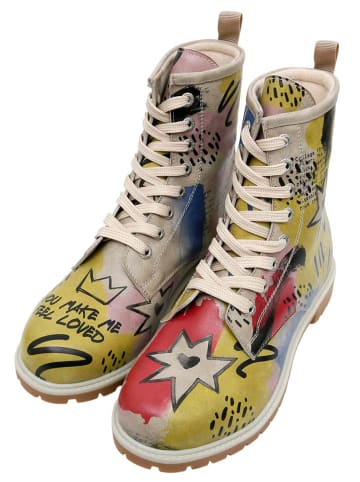 Dogo Longe Boots - The Creation of the Collage 41 in Beige