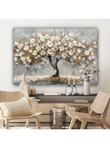 MuchoWow Poster mit Leiste Weißer Baum  (BxH)