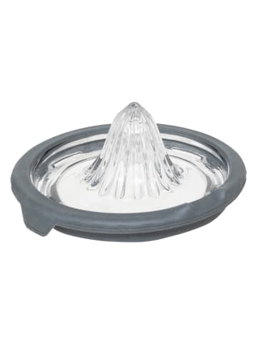 5five Simply Smart Zitruspresse aus Glas NEO, 500 ml in Grau, 13 x 13 x 19 cm