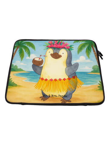 Mr. & Mrs. Panda Laptop Hülle Pinguin Kokosnuss Design ohne Spruch in Weiß