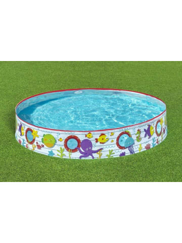 Bestway Fill 'N Fun™ Planschbecken Marine Ø 152 x 25 cm in Mehrfarbig ab 2 Jahre