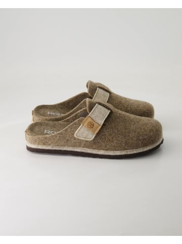 ROHDE Offene Hausschuhe in Beige