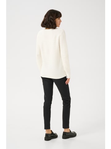 Kaffe Strickpullover KAlinka Regular fit in Chalk