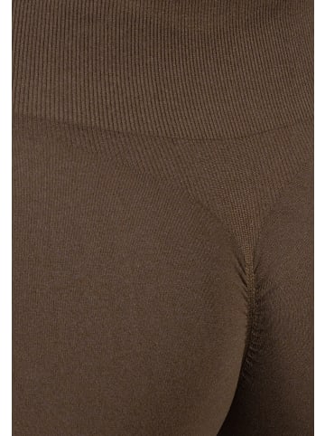 SMILODOX Leggings Alira Scrunch in Braun