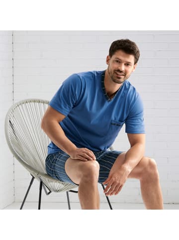 Erwin Müller Single-Jersey Shorty in blau/marine