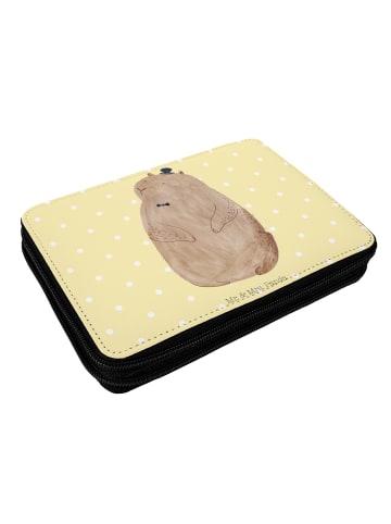 Mr. & Mrs. Panda Federmäppchen Murmeltier ohne Spruch in Gelb Pastell