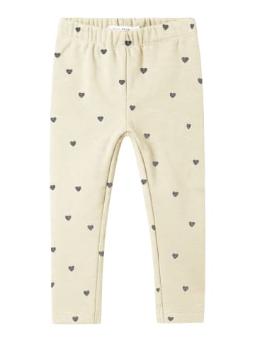 name it Thermoleggings NMFTAVINA SWEAT FLEECE LEGGING BRU in summer sand