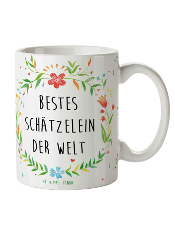 Mr. & Mrs. Panda Kaffeetasse Schätzelein mit Spruch in Keine Angabe
