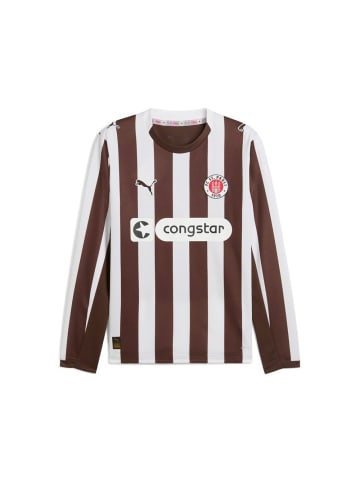 Puma T-Shirt "Fcsp Home Jersey LS" in Braun