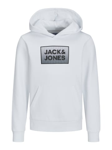 JACK & JONES Junior Kapuzensweatshirt JJSTEEL in white