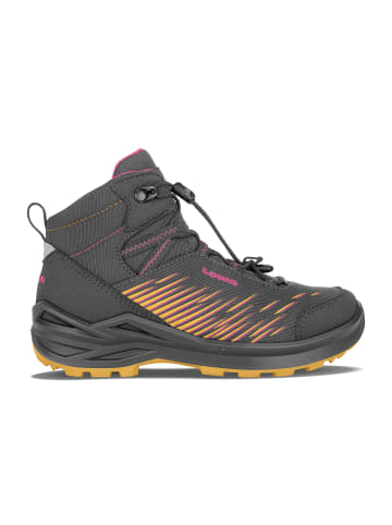 LOWA Wanderstiefel ZIRROX GTX MID JUNIOR in graphit/beere