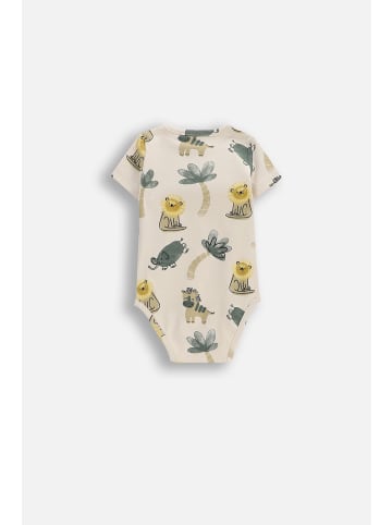 Coccodrillo Umschlagbody mit kurzen Ärmeln in ecru