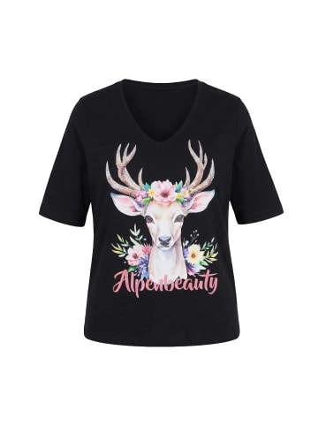 Ulla Popken Shirt in schwarz