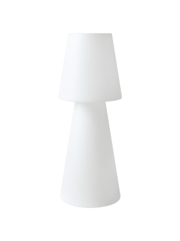 Beliani LED-Stehlampe für den Außenbereich SABANAS in Weiß