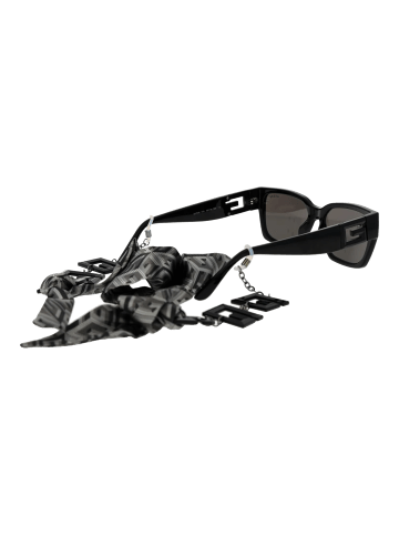 Guess Unisex Sonnenbrillen Quadrat Schwarz