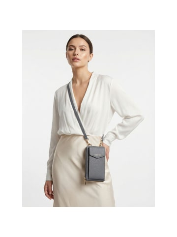 Lazarotti Bologna Leather Zip-Around Geldbörse Handytasche Leder 19 cm in grey-2