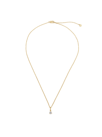 Glanzstücke München Kette aus Sterling Silber mit Topas in gelbgold