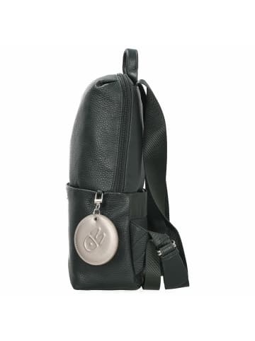 Mandarina Duck Mellow Leather - Rucksack 13" 36 cm Leder (scarab) in scarab