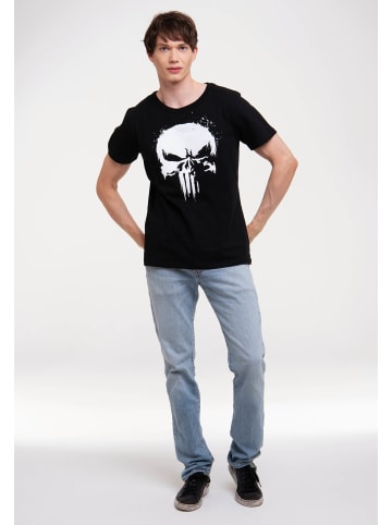 Logoshirt T-Shirt Marvel - Punisher TV Skull in schwarz