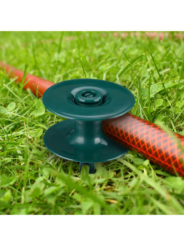 relaxdays 6 x Schlauchführung in Grün