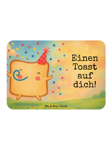 Mr. & Mrs. Panda Notizhalter Toast Party Design mit Spruch in Weiß