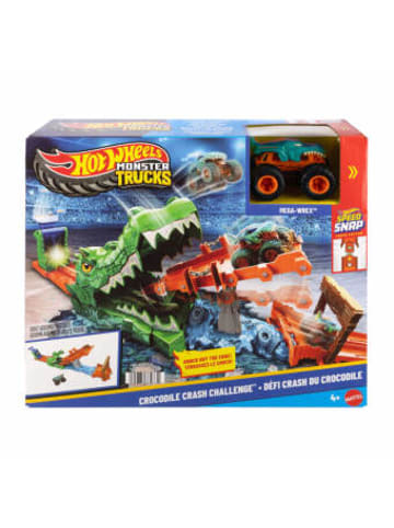 Mattel Spielzeug - Hot Wheels Monster Trucks Krokodil Crash Challenge