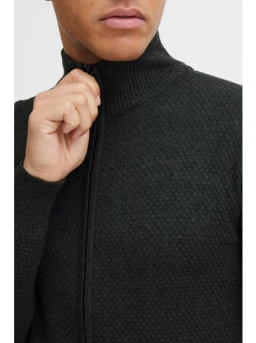 !SOLID Strickjacke SDKody Zipper KN 21300963-ME Strickjacke mit hochschließendem Kragen in Grau