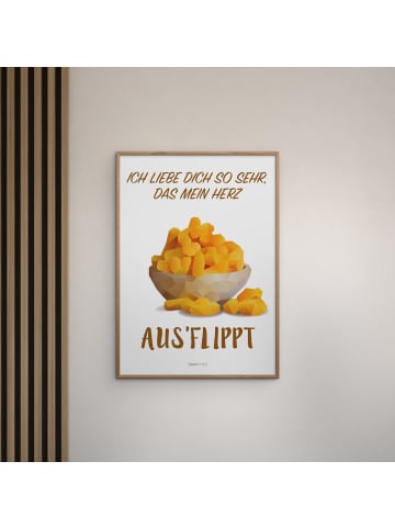 Poster & Frame Poster Ich liebe dich so sehr, das mein Herz ausFLIPPT