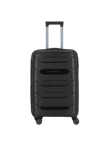 Polestream Strz by Asteroid 4 Rollen Trolley M 64 cm mit Dehnfalte in black