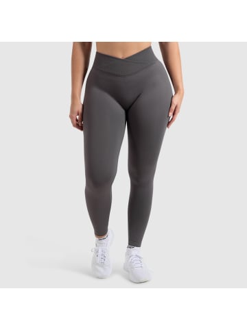 SMILODOX Leggings Silvia Scrunch in Anthrazit