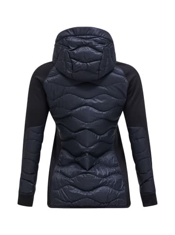 Peak Performance Steppjacke W Helium Down Hybrid Hood Jacket in BLACK