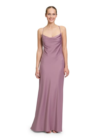 Vera Mont Abendkleid mit Wasserfallausschnitt in Powder Lilac