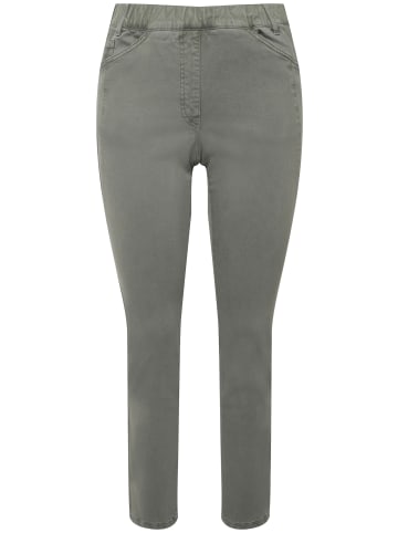 Ulla Popken Jeans in mattes oliv