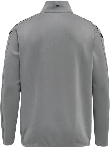 Hummel Hummel Zip Sweatshirt Hmlcore Multisport Erwachsene Atmungsaktiv Schnelltrocknend in GREY MELANGE