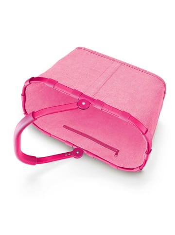 Reisenthel Carrybag - Einkaufskorb (cord dark matcha) in frame twist pink
