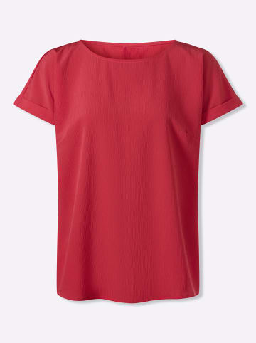 Sieh an! Schlupfbluse in erdbeere