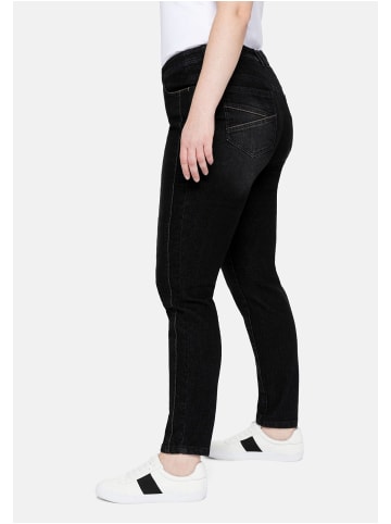 sheego Jeans in black Denim